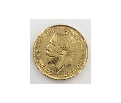 George V 1912 22ct gold full sovereign
