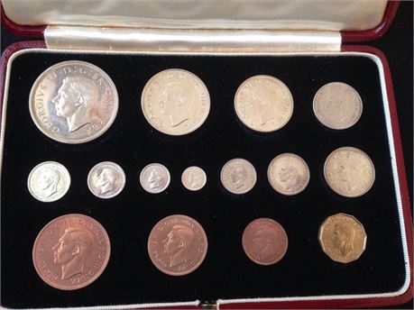 1937 Proof Coin Set In Original Royal Mint Case