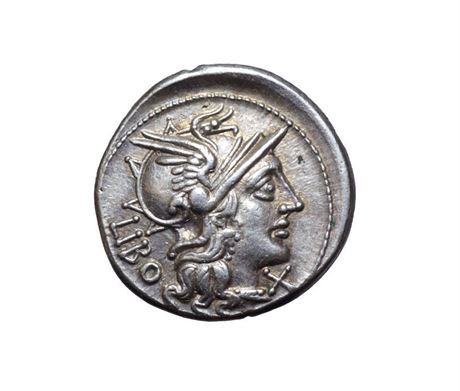Q. Marcius Libo AR Denarius 148 BC