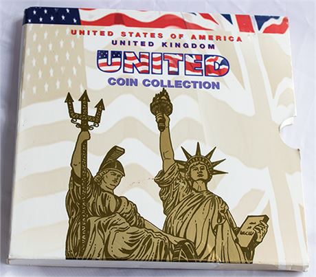 1997 UK & USA 14 Coin Collection, Brilliant Uncirculated