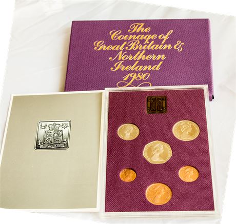 1980 Coinage of Great Britain & Northern Ireland